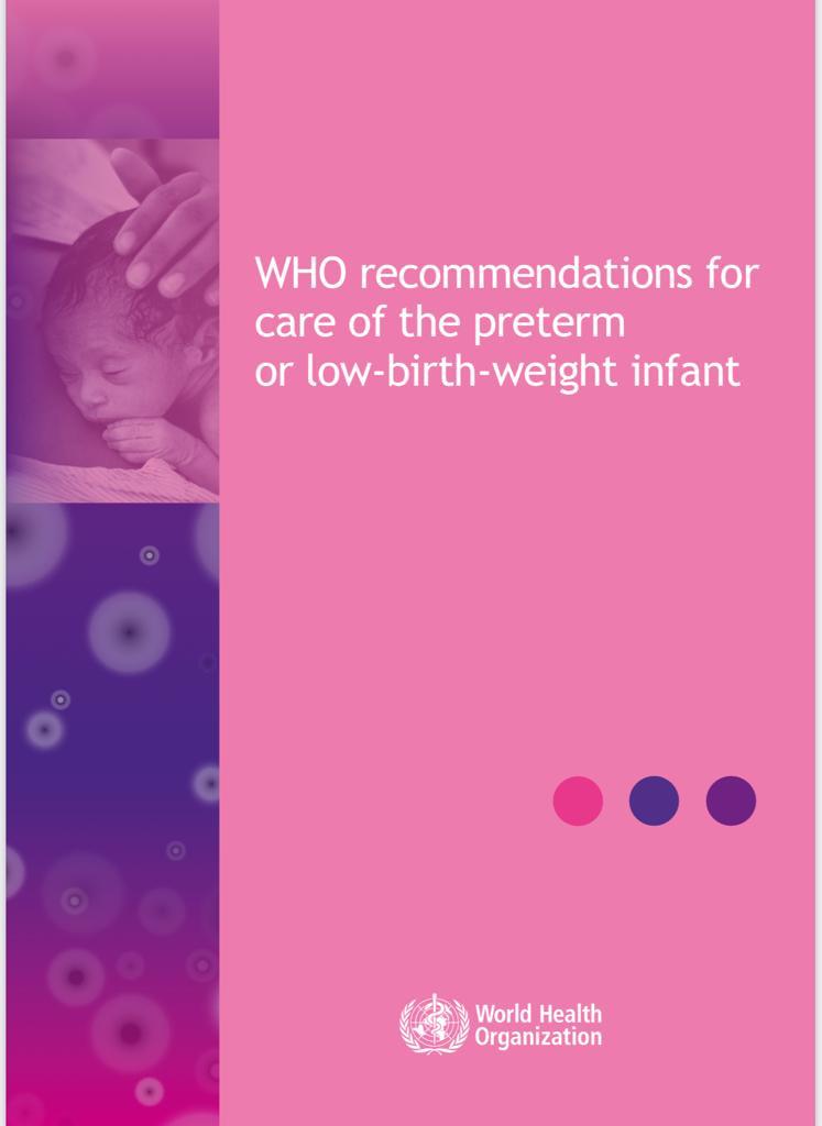 Leia mais sobre o artigo Recomendações da OMS para o cuidado do recém-nascido prematuro ou com baixo peso ao nascer